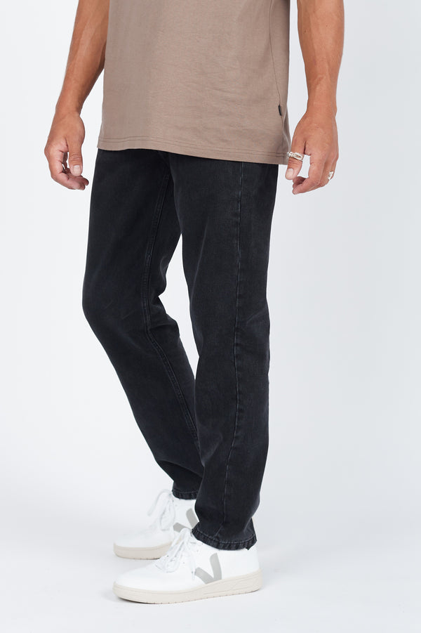Clark Jeans Rush Tapered Jeans - Worn Black