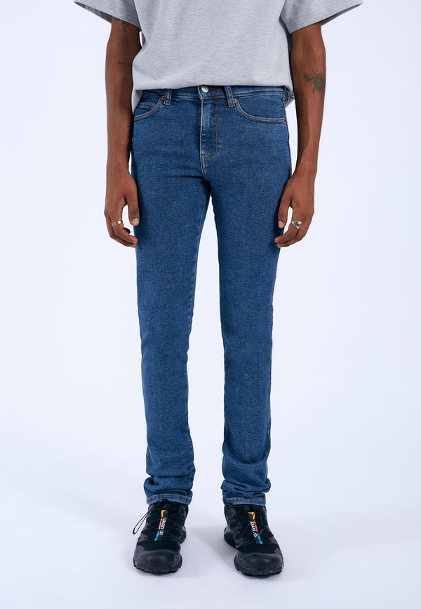 Clark Jeans Snap Skinny Jeans - Cape Dark Plain