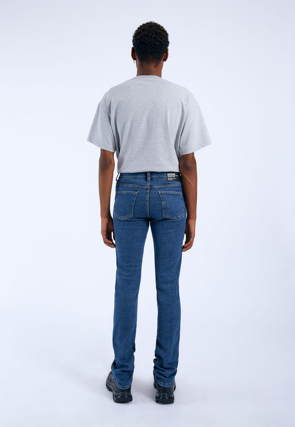 Clark Jeans Snap Skinny Jeans - Cape Dark Plain