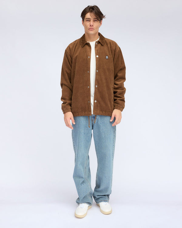 Clark Jeans Split Jacket - Brown Cord