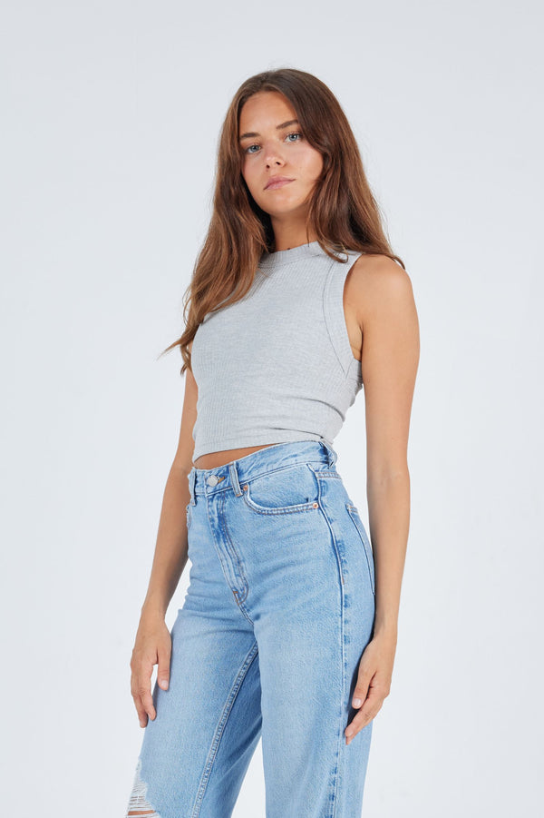 Clark Jeans Suzu Top - Grey Melange