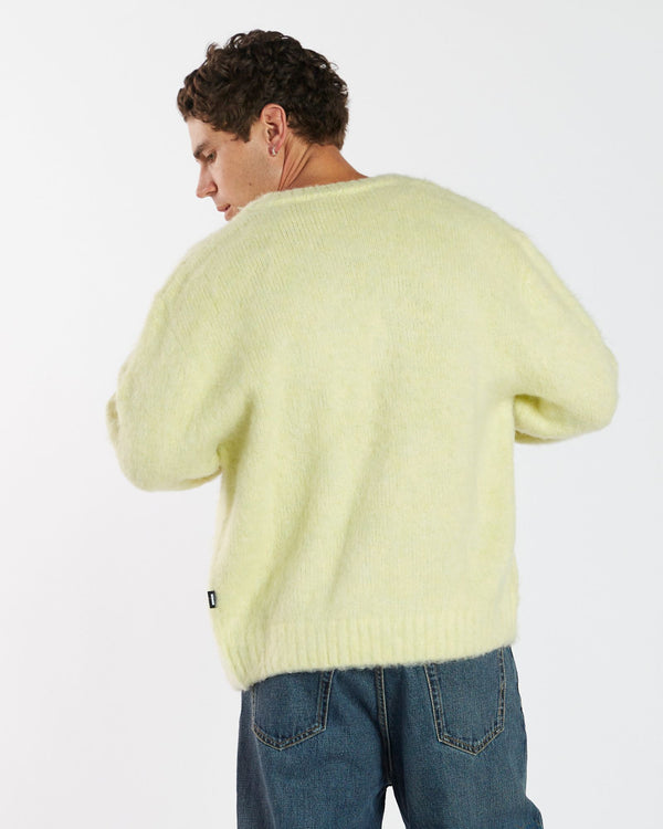 Clark Jeans Tom Cardigan - Brushed Light Yellow