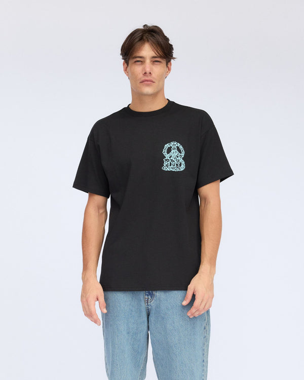 Clark Jeans Trooper Tee - Black Small DD Peace