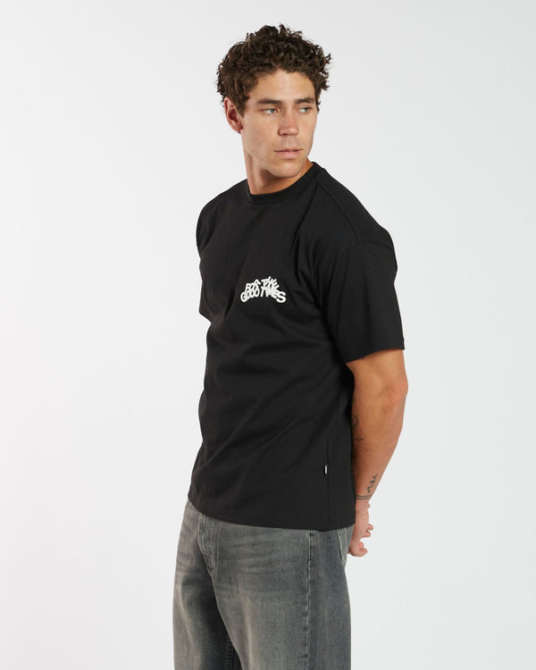 Clark Jeans Trooper Tee - Black The Good Times