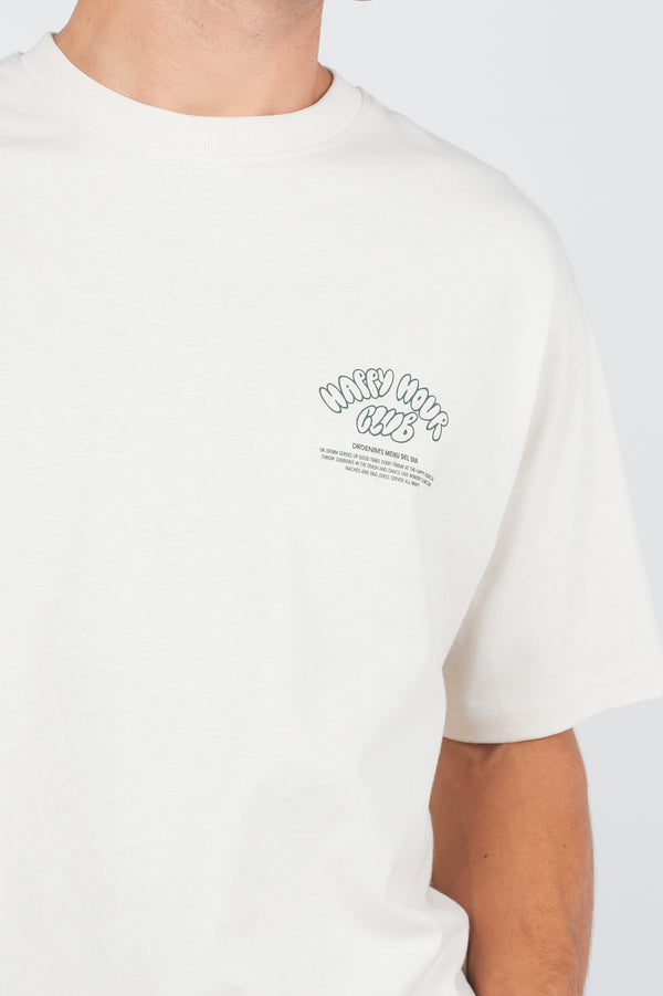 Clark Jeans Trooper Tee - Bone Happy Pine