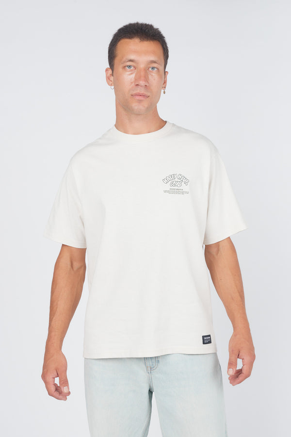 Clark Jeans Trooper Tee - Bone Happy Pine