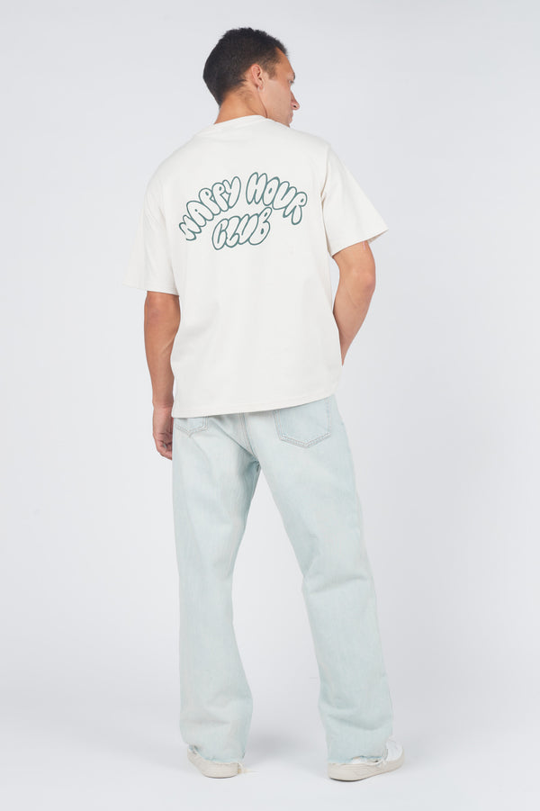 Clark Jeans Trooper Tee - Bone Happy Pine
