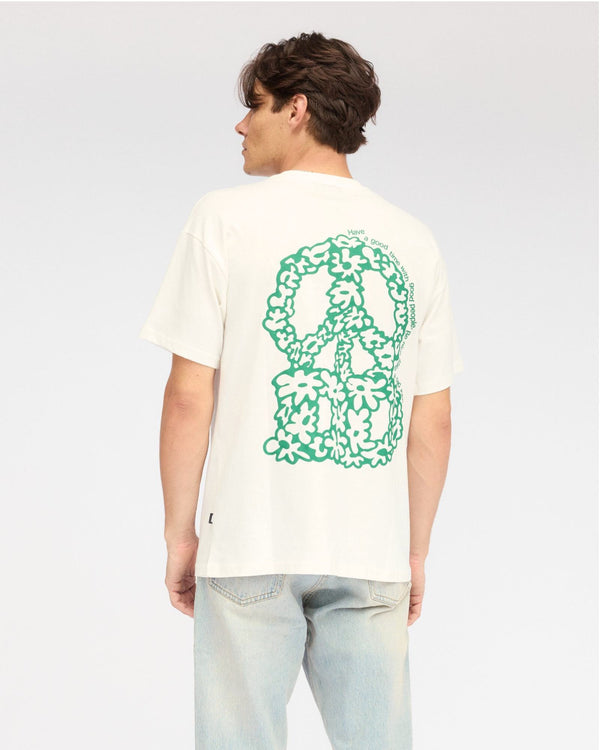 clark jeans Trooper Tee - Off White DD Peace