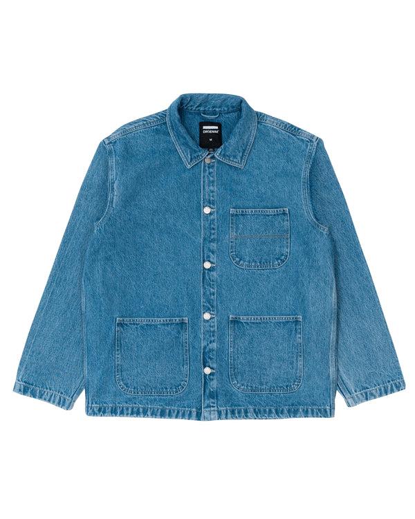 clark jeans Devon Worker Jacket - Stream Sky Retro Contrast