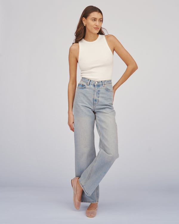 Clark Jeans Echo Straight Jeans Petite - Canyon Light Vintage