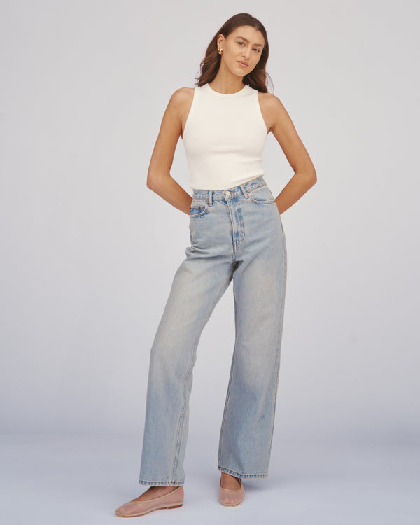 Clark Jeans Echo Straight Jeans Petite - Canyon Light Vintage