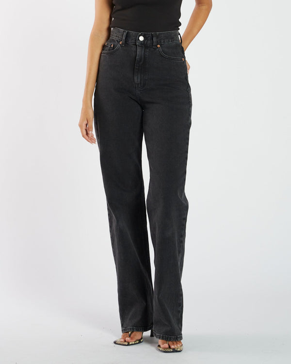 clark jeans Echo Straight Jeans TALL - Tar Retro Black