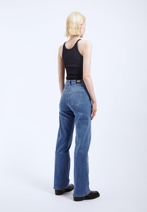 Clark Jeans Moxy Straight Curve Cut Jeans TALL - Vale Sky Plain