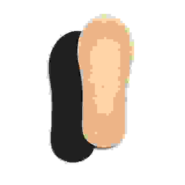 Clarks 2 Pack Nylon No Show Black/Tan