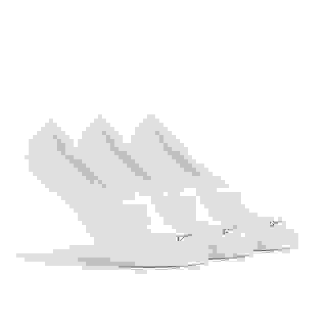 clarks 3 pack Liner Socks White