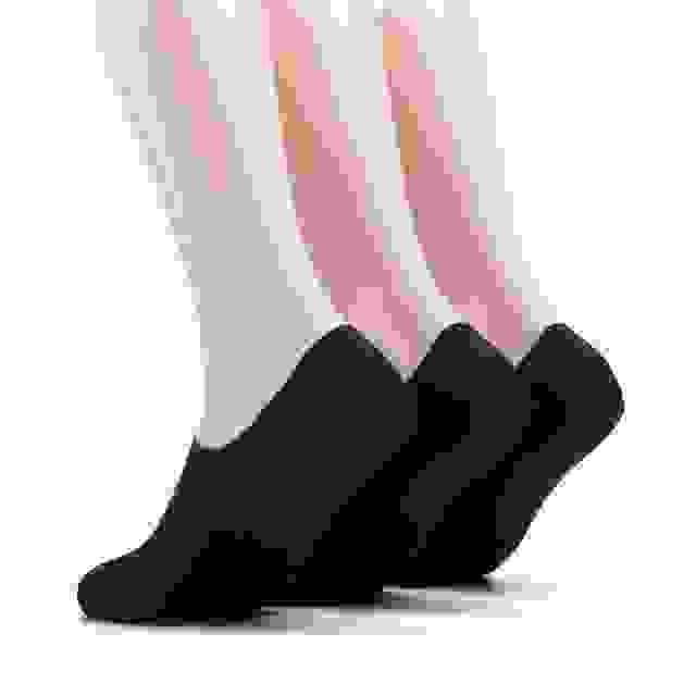 Clarks 3 Pack Solid Liner Sock Black