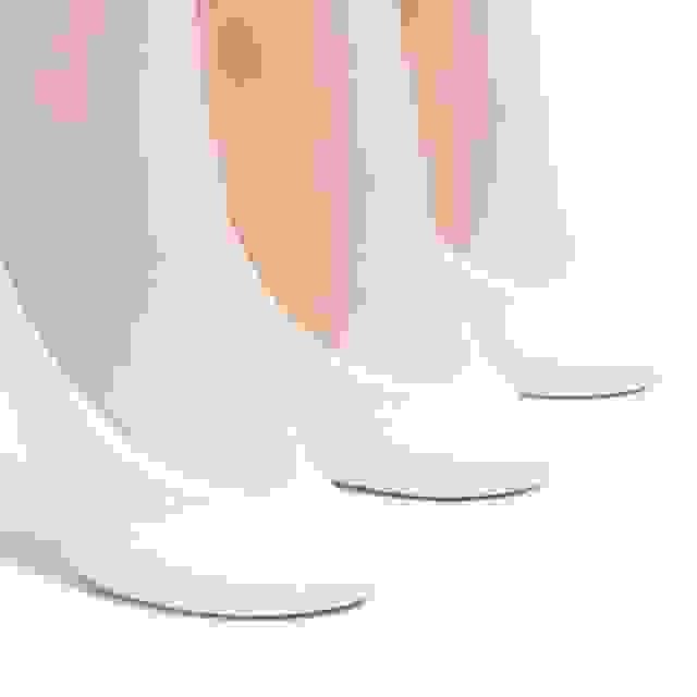 Clarks 3 Pack Solid Liner Sock White