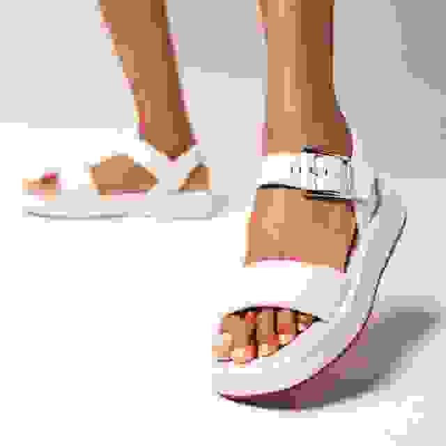 Clarks ALDA STRAP Off White Leather