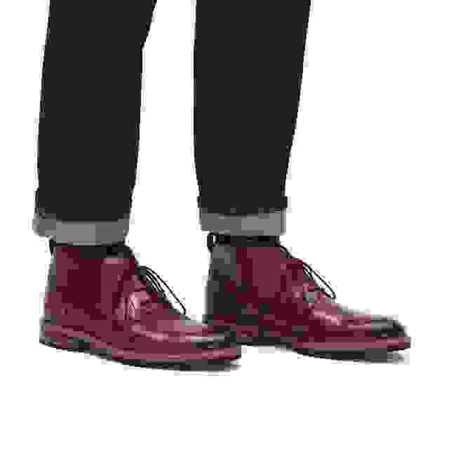 Clarks Aldwin Chukka Mid Tan Leather