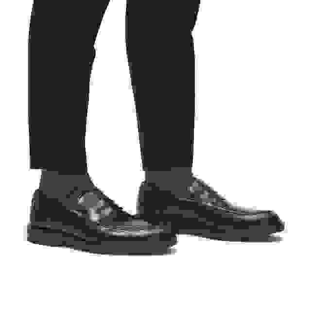 Clarks Aldwin Step Black Leather