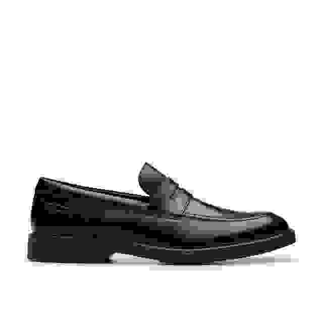 clarks Aldwin Step Black Leather