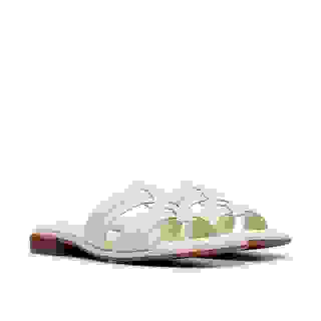 Clarks Ariany Mule Cream Leather