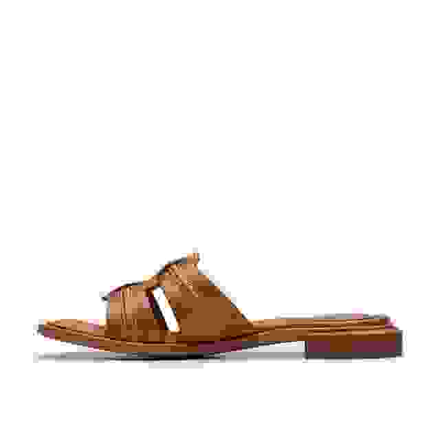 Clarks Ariany Mule Tan Leather