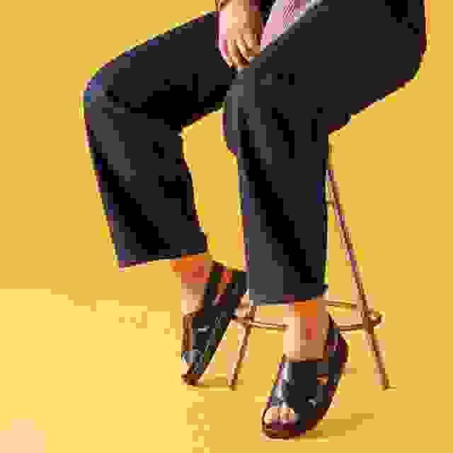 Clarks Aristella Sun Black Leather