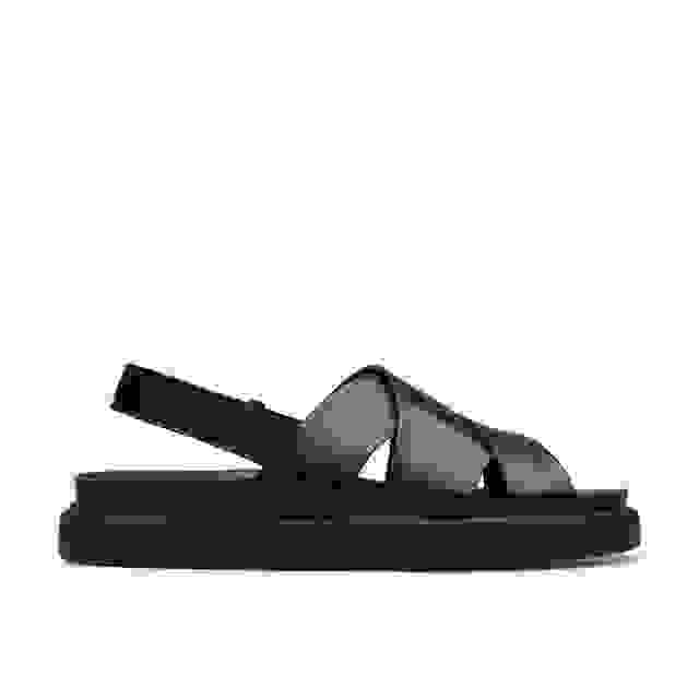 clarks Aristella Sun Black Leather