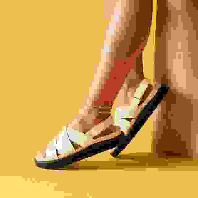 Clarks Aristella Sun Cream Leather