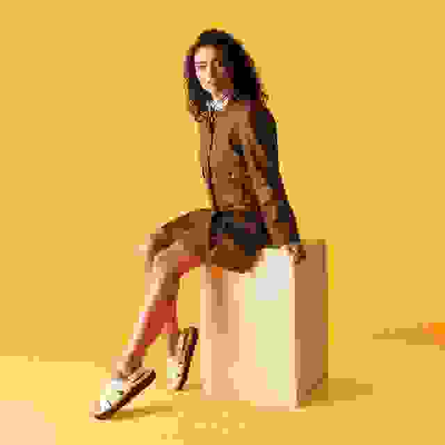 Clarks Aristella Sun Cream Leather