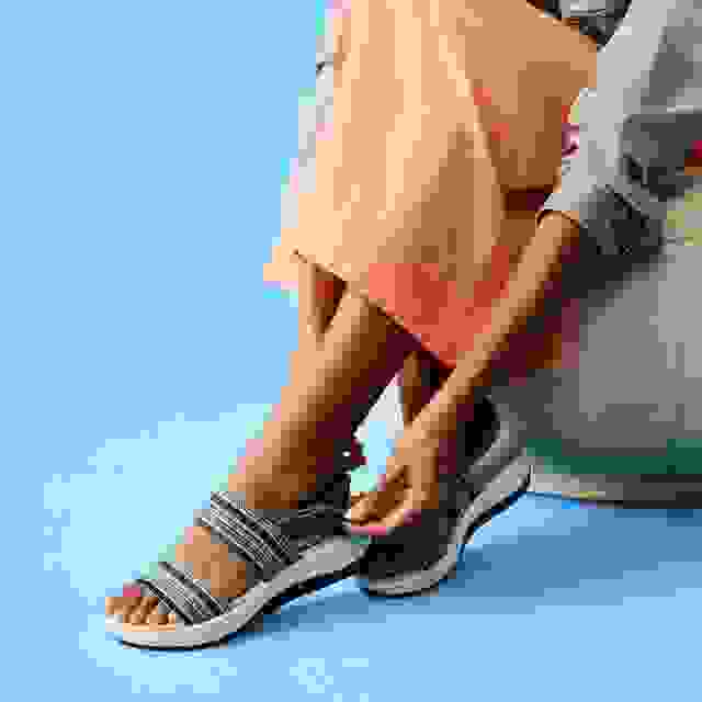 Clarks Arla Stroll Blue Combination