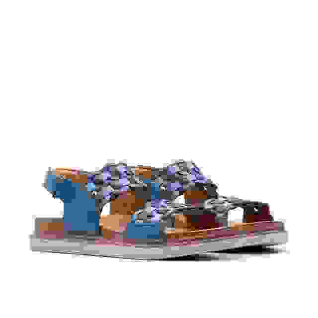 Clarks Arwell Glide Blue Combination