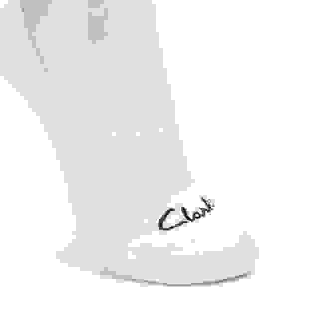 Clarks Basic Liner Sock White