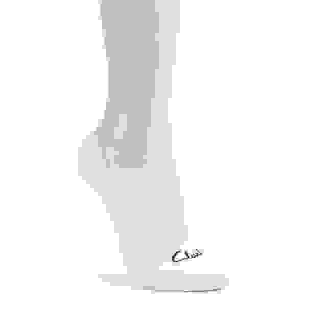 clarks Basic Liner Sock White