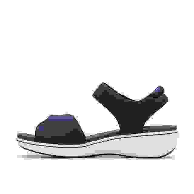 Clarks Breeze Rae Sara Navy Textile