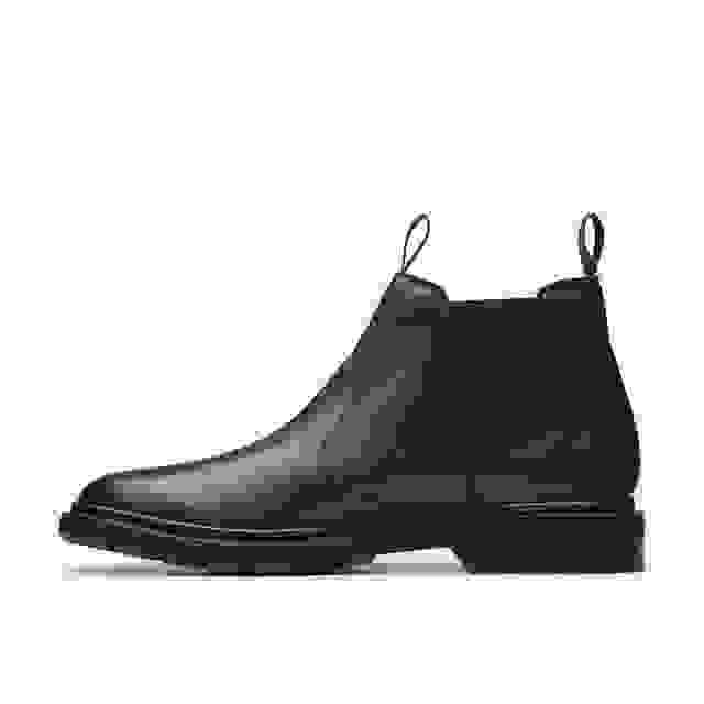 Clarks Burchill Up Dark Brown Leather