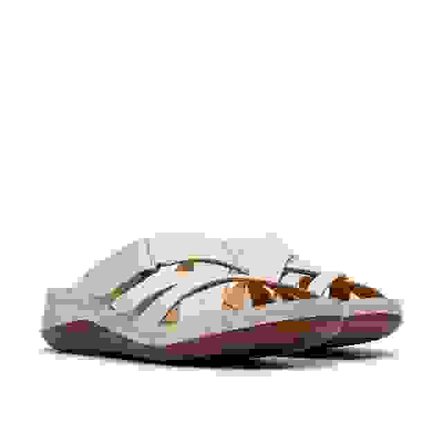 Clarks Cecily Slide Cream Leather