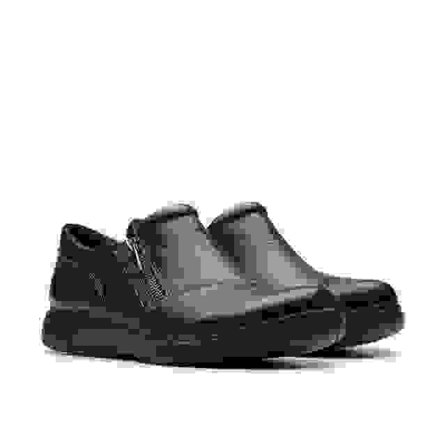 Clarks Certina Pure Black Leather