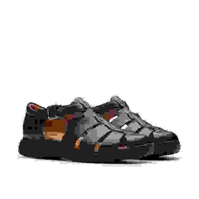 Clarks Certina Sun Black Leather