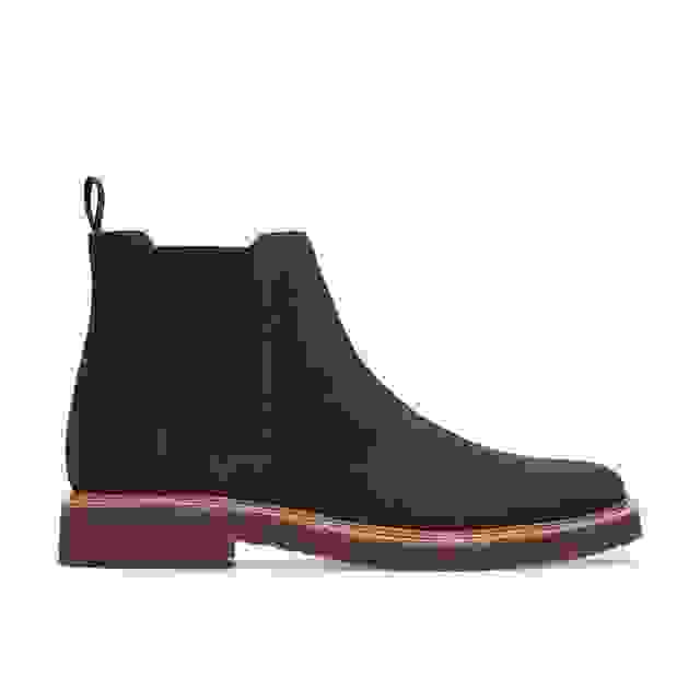 clarks Clarkdale Easy Dark Brown Suede