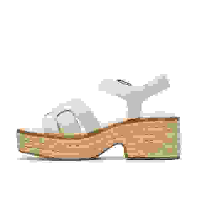 Clarks Coledale Strap Cream Leather