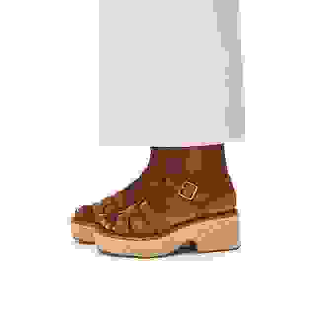 Clarks Coledale Strap Tan Leather