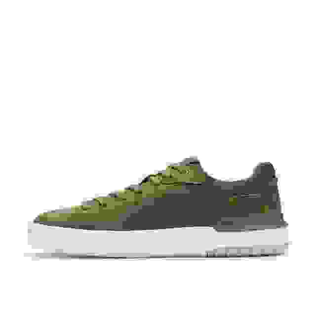 Clarks Courtlite 2 Run Olive Nubuck