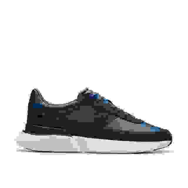 clarks Craft Pace Navy Leather