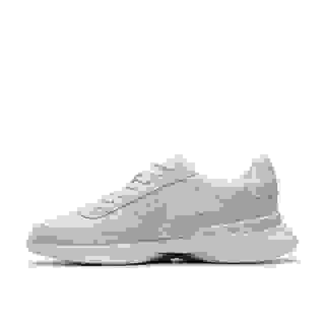 Clarks Craft Pace White Leather