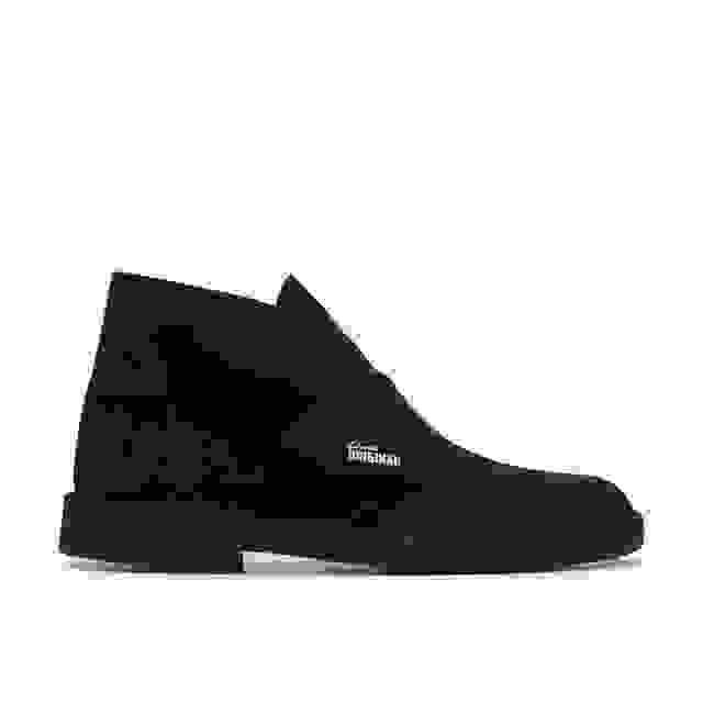 clarks Desert Boot Black Suede