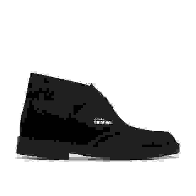 clarks Desert Boot Black Suede