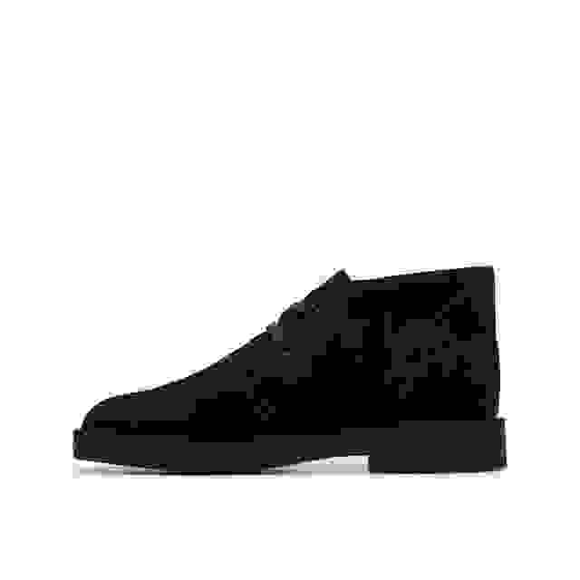 Clarks Desert Boot Older Black Suede
