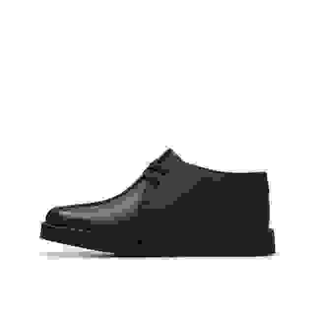 Clarks Desert Trek Older Black Leather